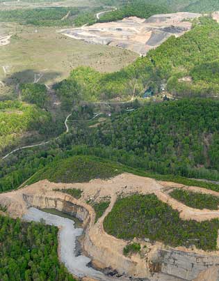 Aerial view MTR Leslie County