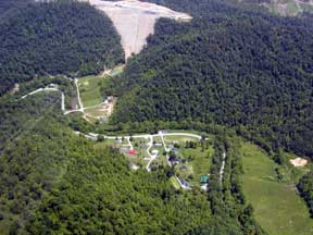 miller bros coal valley fill above homes