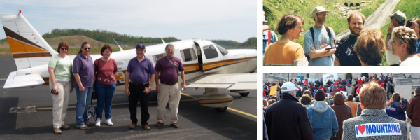 KFTC’s Canary Project hosted numerous flyover tours of mountaintop removal sites.