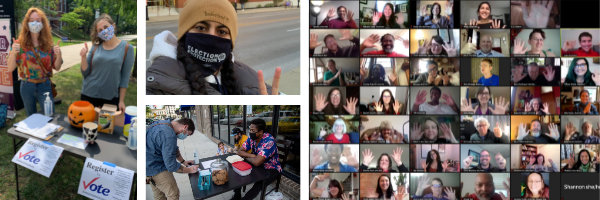 Over 100 members met virtually for a series of conversations to imagine and envision the next 10 years of KFTC. 
