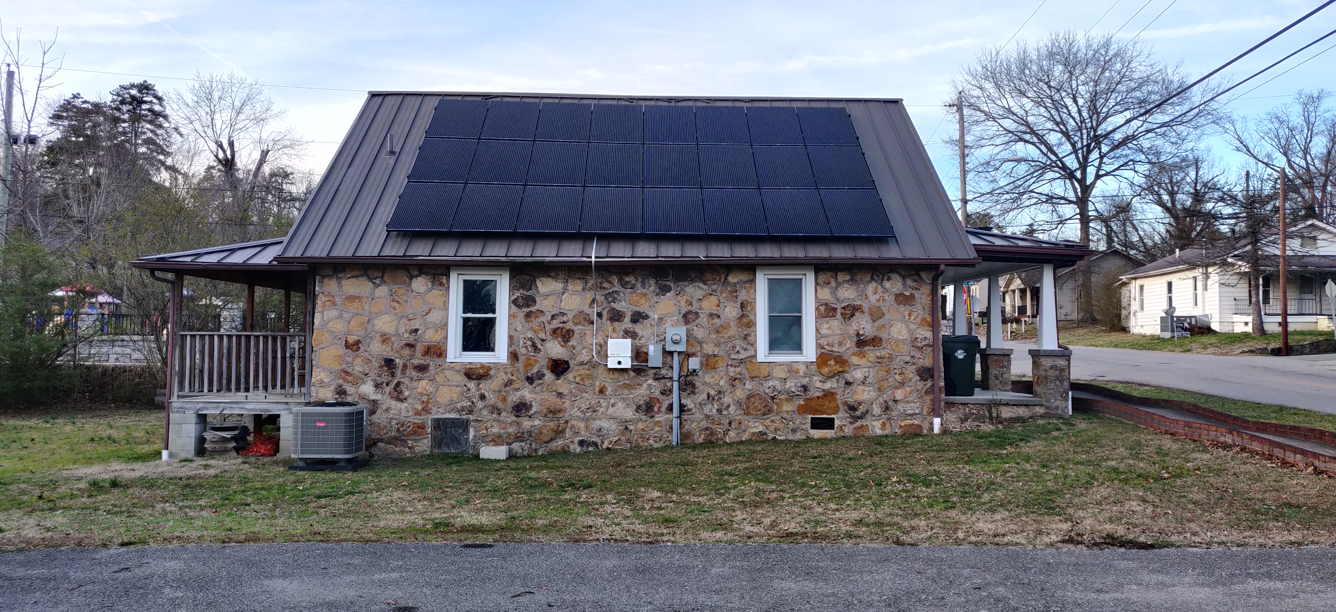 Solar panels on KFTC's London office building