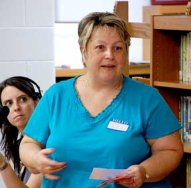 Pam Maggard speaking to U.S. EPA officials in August 2011.