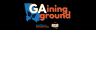 GAining Ground graphic with black background