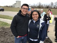 Two DACA students who shared their stories, and described how the immigration system impacts families