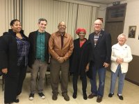 Michelle Slaughter, Jason Reser, Arnold Simpson, Pam Mullins, Ken Rechtin, and Sister Janet