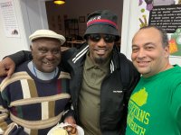 photo of Lamont, Aubrey, and Flaco