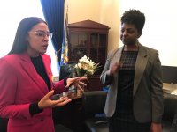KFTC chairperson met with Rep. Alexandria Ocasio-Cortez in January 2019, just days after she was sworn into office.