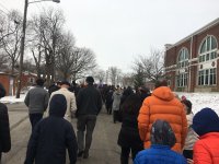 Marchers at the 16th Annual MLK March in Georgetown!