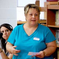 Pam Maggard speaking to U.S. EPA officials in August 2011.